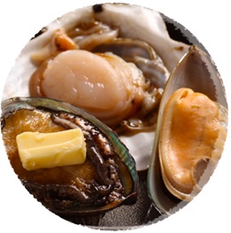 磯の香りがたまらない！陶板焼き